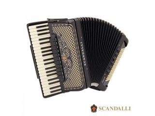 Scandalli Super VI Extreme 41 Key 120 bass Tone Chamber accordion.  Midi systems available.